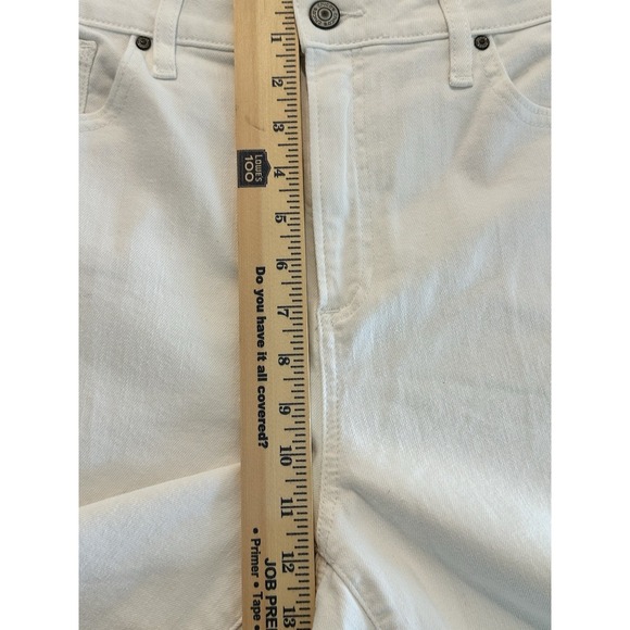 Chicos High Rise Wide Leg Crop Jeans Women's US Size 10 White - Picture 9 of 12